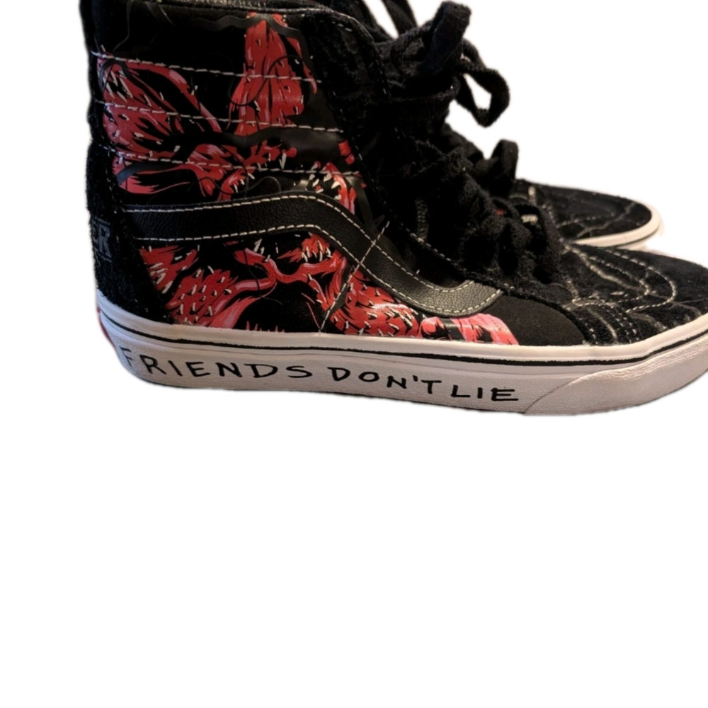 Size 7 Men Size 8.5 Women- VANS Stranger Things x Sk8- Reissue High Upside Down
